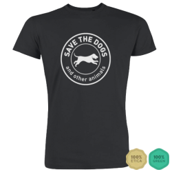 T-shirt Save the Dogs - Logo