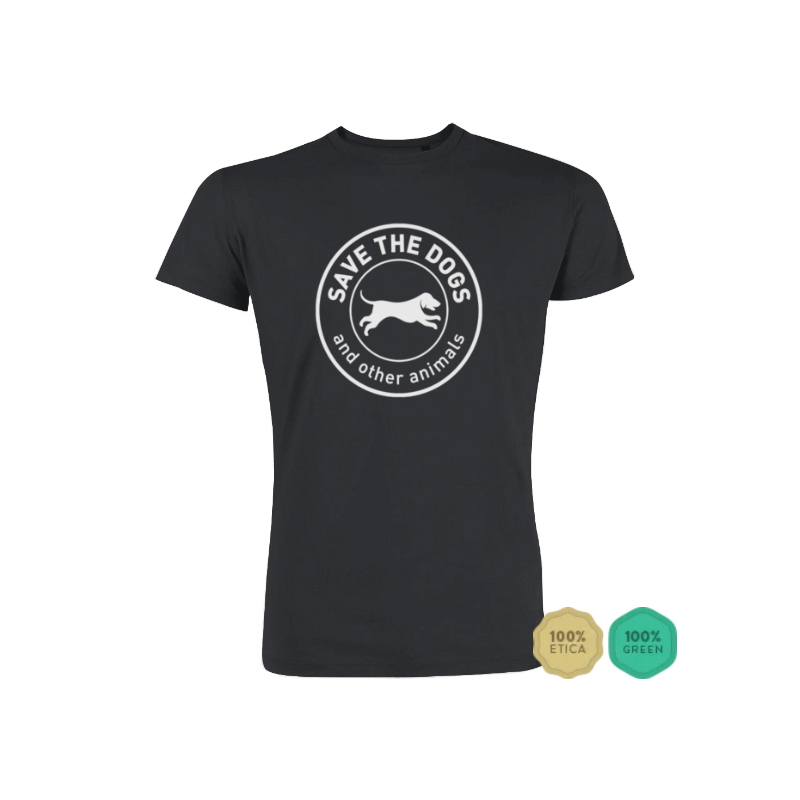 T-shirt Save the Dogs - Logo