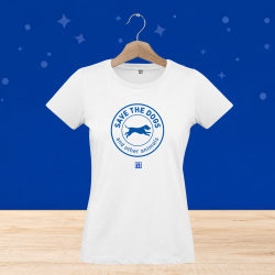 T-Shirt Bianca Donna - Save...