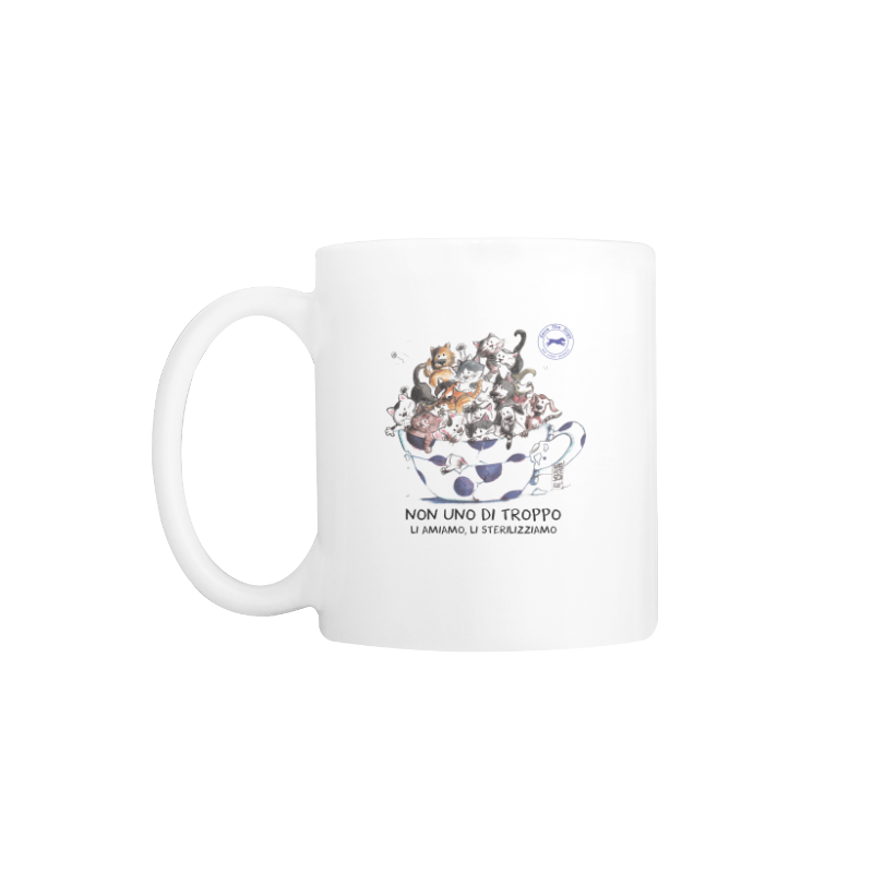 Tazza Non Uno Di Troppo - Design di Francesca Lù