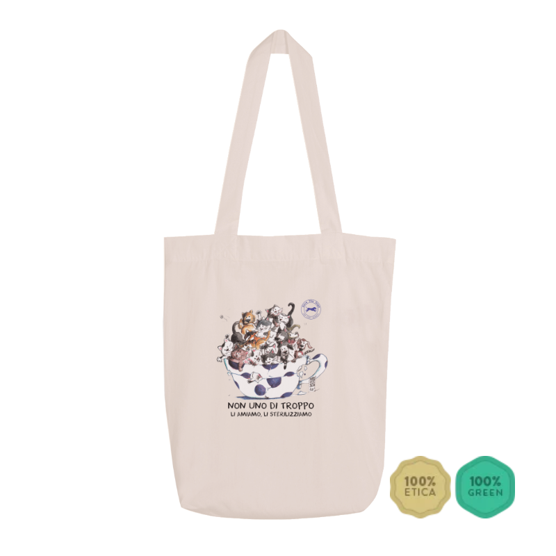 Shopper Non Uno Di Troppo - Design di Francesca Lù
